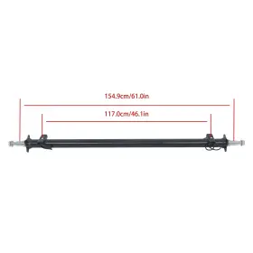 Tr70316 Turitrade For 3500lbs Trailer Axle Only Beam With Hub Plate Spring 61 Inch 95 46 80