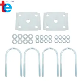 Tr70392 Turitrade Rv Trailer U Bolt Kit Leaf Spring Bolts For 5200-7000lbs 3 Inch Round Axle Tr70392 Turitrade Rv Trailer U Bolt Kit Leaf Spring Bolts For 5200-7000lbs 3 Inch Round Axle