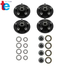 Tr86928 Turitrade 5 On 4.5 For 3500 Lbs Axle 5x4.5 4 Sets Lug Trailer Idler Hub Kit Tr86928 Turitrade 5 On 4.5 For 3500 Lbs Axle 5x4.5 4 Sets Lug Trailer Idler Hub Kit
