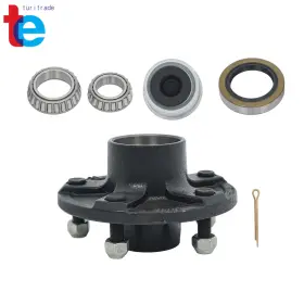 Tr86958 Turitrade 5 Bolt 5.5 For 3500 Lb Trailer Axle Hub Kit