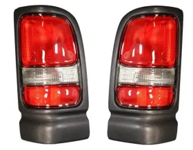 11-3240 Tyc 11-3239 Pair Dodge Pickup Truck Replacement Tail Lamp Lens And Housing For 1994-2002