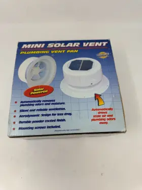 53-945001 Ultra Fab Products Inc Fits Mini Solar Plumbing Ventwhite 53-945001 Ultra Fab Products Inc Fits Mini Solar Plumbing Ventwhite