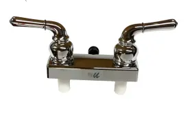 Uf08063c Ultra Faucets Rv 4 Inch Metal Shower Faucet With Diverter Dual C Handle Camper