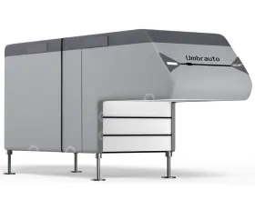 Ua2008-1012 Umbrauto Umbrauto-us Truck Camper Rv Cover 10-12 Ft Waterproof 7 Layers Slide-in Ua2008-1012 Umbrauto Umbrauto-us Truck Camper Rv Cover 10-12 Ft Waterproof 7 Layers Slide-in