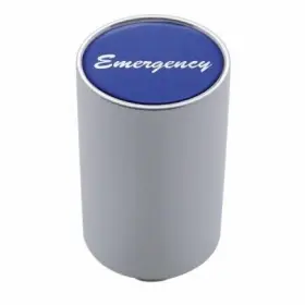 23737 United Pacific Air Brake Valve Control Knob Inch Emergency 3 Blue Glossy