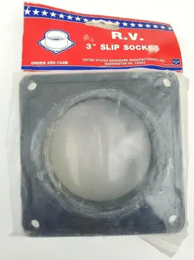 Rv-702b United States Hardware Us 3 Inch Slip Socket With Flange For Valve Attachment Rv Parts