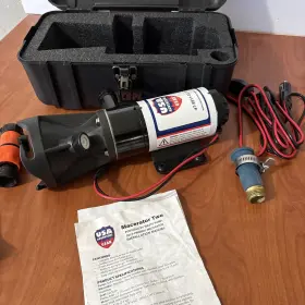 47-9911-02-12 Usa Adventure Rv Sewer Macerator Pump For Empting Waste Self Priming Grinder New