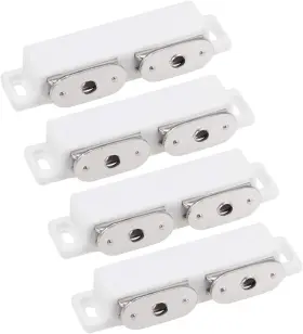 A19052900ux0441 Uxcell Double Magnetic Latches Catch For Cabinet Door Cupboard 3 Inch Long White A19052900ux0441 Uxcell Double Magnetic Latches Catch For Cabinet Door Cupboard 3 Inch Long White