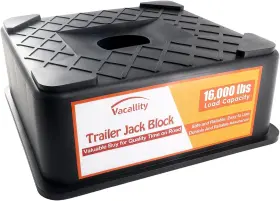 Vacallity2229cw Vacallity Trailer Jack Block Up To 16000 Lbs For Rv Camper Tongue Stabilizer Jacks