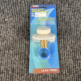 A01-0171vp Valterra White 2-3/4 Inch Fpt Lead-free Flush Mount Water Inlet