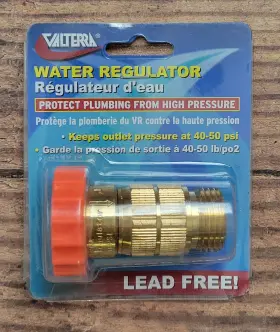 A01-1120vp Valterra 40-50 Psi Brass Rv Water Regulator Lead Free