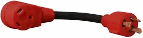 A10-g30330 Valterra Power Cord Adapter Mighty 30amp Generator To Rv