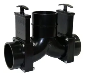Valterra Products Llc 019079000859 T85 - Black Sewer Waste Valve 3 Inch Hub X Outlet