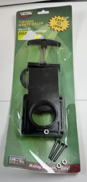T1002vp Valterra New 2 Inch Easy To Open Bladex Waste Valve With Plastic Handle