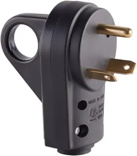 Ed-304p Veepeak 30 Amp Rv Plug Male Replacement Tt-30p Heavy Duty 125v 30a Rated 30m Ed-304p Veepeak 30 Amp Rv Plug Male Replacement Tt-30p Heavy Duty 125v 30a Rated 30m