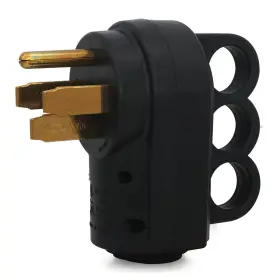 Ed-507p Veepeak 50 Amp Rv Plug Nema 14-50p Heavy Duty 125v/250v 4 Prong Connector