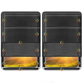 Vh-sv06-2bm Veharvim Rv Door Window Shade Cover Magnetic Blackout Foldable 25 L X 16 W 2 Pack Privacy