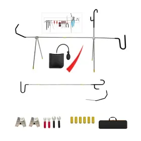 Vehookin 716035933281 Outdoor Long Reach Hook 78.7 Inch Steel Wheel Puller Camping Hanging Bracket To