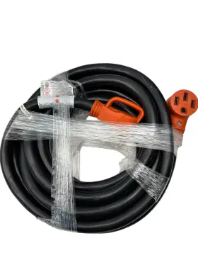 Yzxcsrvnema14tshu Vevor 30ft Rv Extension Cord Power 50amp Ec5030hl-or Ob #2