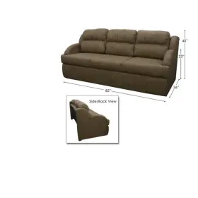 Vi1000442-25 Villa International 82 Inch Premium Tall Back Rv Sofa Bed Sienna Color / Las