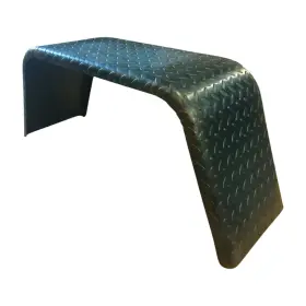 Fn05 Vintage Technologies Heavy Duty 14 Gauge Steel Flat Top Diamond Tread Plate Trailer Fenders Set Of 2