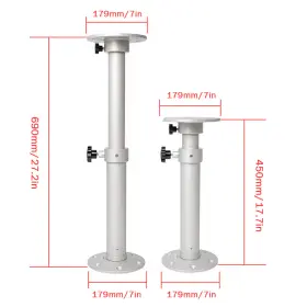 N002-a038 Vipjq Aluminum Rv Marine Boat Caravan Motorhome Table Leg Pedestal Furniture Us #3