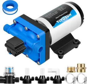 Wp-0002 Vivosun Water Pressure Pump 110v 5.5gpm 70 Psi Diaphragm Include Wp-0002 Vivosun Water Pressure Pump 110v 5.5gpm 70 Psi Diaphragm Include