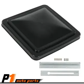 Zp-02trc0001dbk1 Vr Auto Parts Fit For Ventline Elixir Black 14 Inch X14 Roof Vent Cover Camper Rv Trailer
