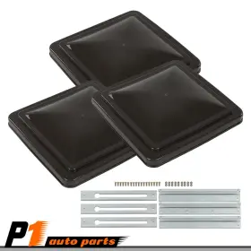 Zp-02trc0001dsm3 Vr Auto Parts 3 Pack 14 Inch X14 Rv Replacement Roof Vent Cover Smoke Camper Trailer
