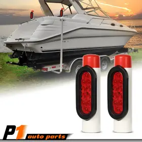Zp102506 Vr Auto Parts Fits Submersible Dot Ez Instal Boat Trailer Guide-on Post Pipe Guide Lights Led