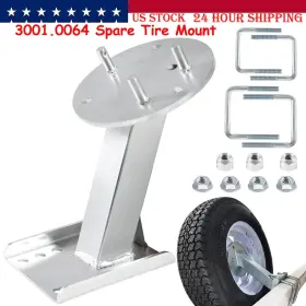Vsqp1905 Vsshop Spare Tire Carrier For Shorelander/ Boat Trailer Frame Mount Fit 4 5 6 Lug Wheel