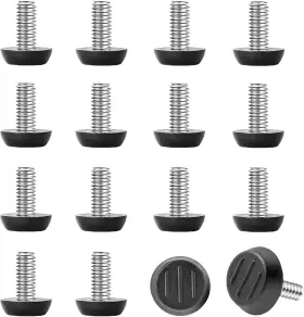 777-0 Wafjamf 1/4-20 Unc Thread Adjustable Furniture Levelers Table Feet 1/4-16pcs Black 777-0 Wafjamf 1/4-20 Unc Thread Adjustable Furniture Levelers Table Feet 1/4-16pcs Black