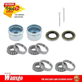 Wg3444014 Wansgo Seal Pin Dust Cover 49/10 1-1/16 Inch Axles Trailer Wheel Hub Bearings Kit