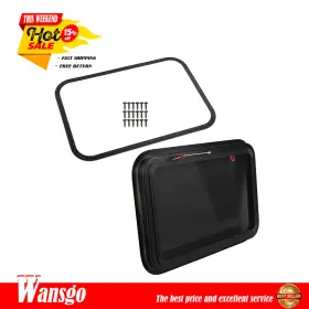 Wg3837778 Wansgo 30 Inch Wx20 H Exit Rv Window Dot Certified Trailer Emergency Push Out Glass With Scree