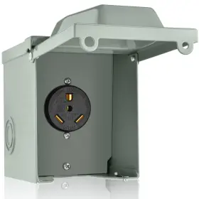 Pl0072 Welluck 30 Amp Rv Power Outlet Box Weatherproof Nema Tt30r Receptacle For Rvs Pl0072 Welluck 30 Amp Rv Power Outlet Box Weatherproof Nema Tt30r Receptacle For Rvs