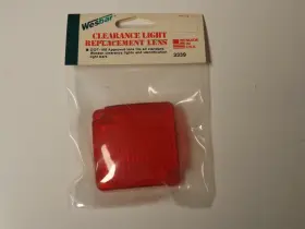 3339 Wesbar Red Clearance Light Replacement Lenses Lens Case Of 24 Ea
