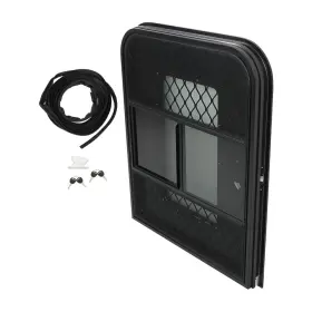 Ea1613358su Wflnhb 30 Inch W X 36 H Entry Door Black/white Rv Camper Teardrop Passenger Side