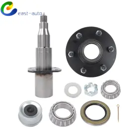 Ea2006520su Wflnhb 6 On 5.5ft Trailer Hub And Flange #42 Spindle With Bearing Kit