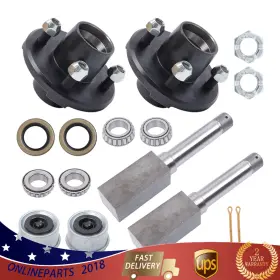 On1474138l Wflnhb 1ft Square Bt8 Spindle With Trailer Bearing 2 Sets 4 On 4ft Hub Kit