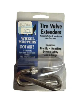 8029180 Wheel Masters #8029180 For Rear Aluminum Wheels Tire Valve Extenders 180