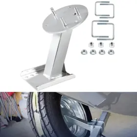 3001.0064 Wi-auto Wiqp1905 Spare Tire Mount For Trailer Carrier Heavy-duty Nickel-pla
