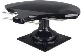 Winegard 365689 Rayzar Z1 Hdtv Black Rv Broadcast Roof Mount Antenna Kit Rz-6035