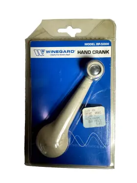 Rp-5000 Winegard Rv/camper/trailer Hand Elevating Crank White Tv Antenna