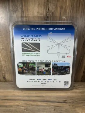 Rv-rz85 Winegard Rayzar Ultra Thin Portable Amplified Indoor Hdtv Antenna