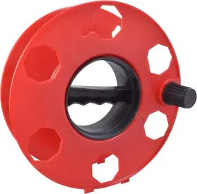 E-102 Woods 090529617520 Heavy Duty Cord Storage Wheel 125-foot 125 Ft Black