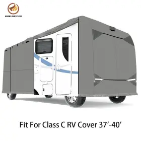 Wp4891140 Worldpicks For 37ft-40ft Camper Class A Water-proof Rv Cover Non-woven Fabric Travel Trailer Wp4891140 Worldpicks For 37ft-40ft Camper Class A Water-proof Rv Cover Non-woven Fabric Travel Trailer