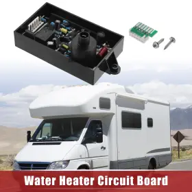 X Autohaux 724117193133 Universal Rv Water Heater Control Circuit Board Heaters Metal Black