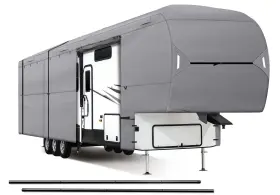 90103xg Xgear Easy Setup 29ft -33ft 5th Wheel Rv Cover Windproof W 4 Covers And Kits