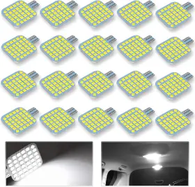 20pcs-921 Xishwon 744252417468 20pcs T10 921 922 912 194 Rv Interior Led Bright Cool White 6000k-6500k