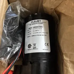 Xylem 185500c Flojet Rv Waste Pump 12v #18550700c Self Priming New In Box